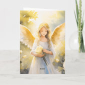 Carte de remerciements pliée (Dos)