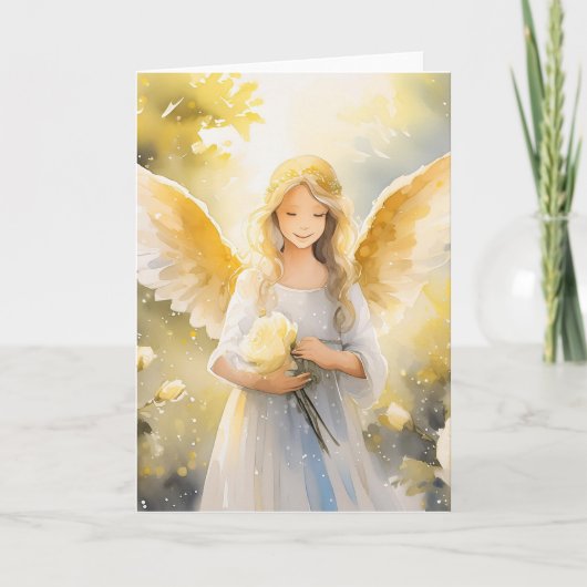 Carte de remerciements pliée (Devant)