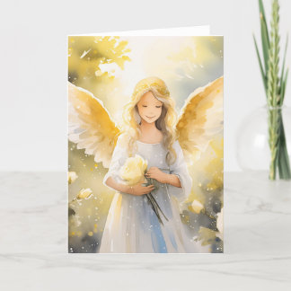 Carte de remerciements pliée