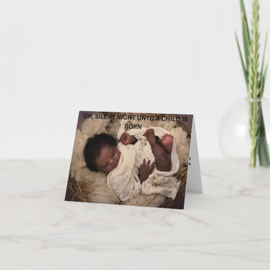 Carte de remerciements pliée (Devant)