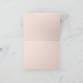 Carte de remerciements pliée (Intérieur)