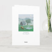 Carte de remerciements pliée (Dos)