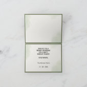 Carte de remerciements pliée (Intérieur)