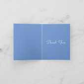 Carte de remerciements pliée (Intérieur)