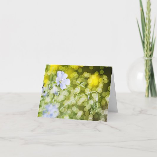 Carte de remerciements pliée (Devant)