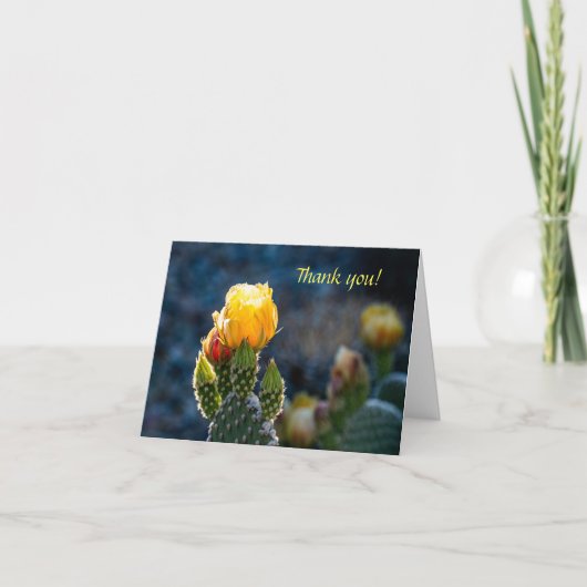 Carte de remerciements pliée (Devant)