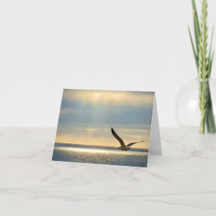 Carte de remerciements pliée