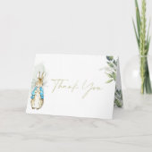 Carte de remerciements pliée (Devant)