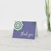 Carte de remerciements pliée (Devant)