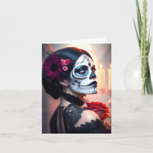 Carte de remerciements pliée (Devant)