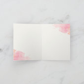 Carte de remerciements pliée "Coquelicots" (Intérieur)