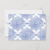 Carte de remerciements pliée de citron toscan (Dos)