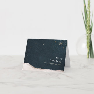 Carte de remerciements pliée "Joyeux Noël"