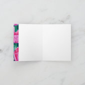 Carte de remerciements pliée Tulipe (Intérieur)