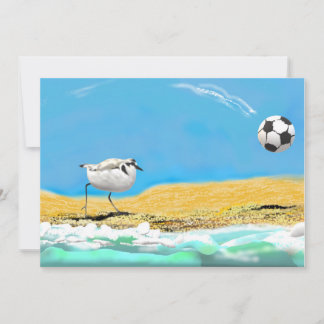 Carte De Remerciements Pluvier de Milou et Soccerball
