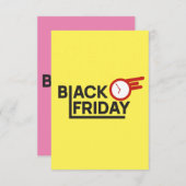 Carte De Remerciements pngtree creative black friday (Devant / Derrière)