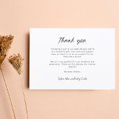 Carte De Remerciements Poignée moderne 8 Baby shower photo Collage