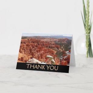 Carte De Remerciements Point d'inspiration à Bryce Canyon I