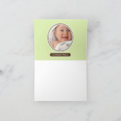 Carte de remerciements Pointe Polka pour bébé pers (Intérieur)