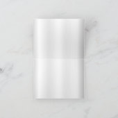 Carte De Remerciements *Points de confettis dorés élégants | Satin blanc (Intérieur)