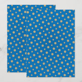 Carte De Remerciements Points Motif 4 (Devant / Derrière)