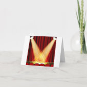 Carte De Remerciements Points saillants sur scène (Devant)