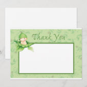 Carte De Remerciements Pois de senteur (Devant / Derrière)