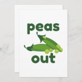 Carte De Remerciements Pois sortis (Devant / Derrière)