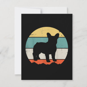 Carte De Remerciements Poison de Frenchie Vintage French Bulldog