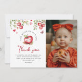 Carte De Remerciements Pomme Douce De Notre Oeil Anniversaire (Devant)