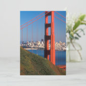 Carte De Remerciements Pont Golden Gate (Debout devant)