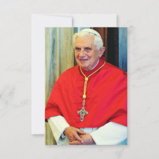 Carte De Remerciements Pope Benedict XVI Defender of Tradition Holy Card