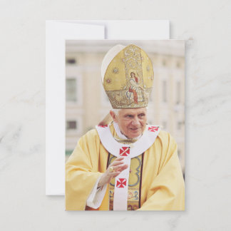Carte De Remerciements Pope Benedict XVI Holy Card