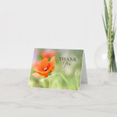 Carte De Remerciements Poppy (Devant)