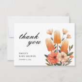 Carte De Remerciements Popsicle Prêt à Pop Baby shower (Devant)