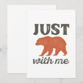 Carte De Remerciements Porte-Moi (Devant / Derrière)