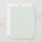 Carte De Remerciements Porteur d'image personnalisé (Dos)