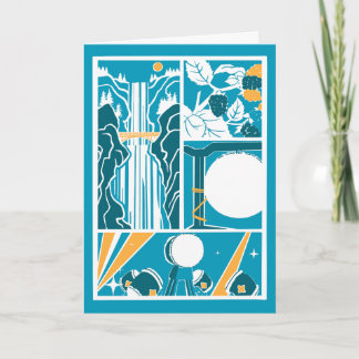 Carte De Remerciements Portland Taiko Folded Card