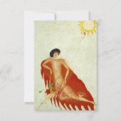 Carte De Remerciements Portrait de moi par Florine Stettheimer (Devant)