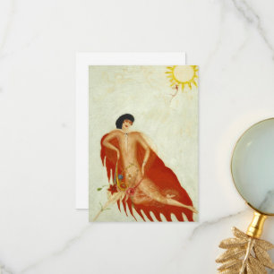 Carte De Remerciements Portrait de moi par Florine Stettheimer