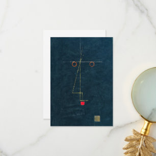 Carte De Remerciements Portrait d'un équilibre par Paul Klee