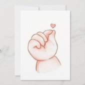 Carte De Remerciements Poster bébé (Dos)