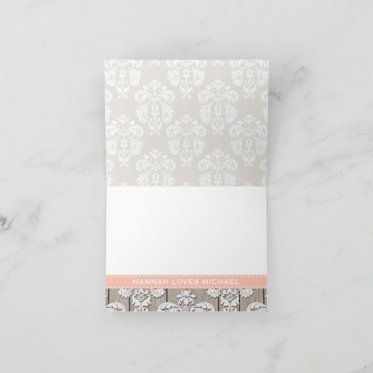 Carte De Remerciements Pot de fleurs en verre avec monogramme Hydrangea p (Intérieur)