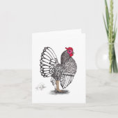 CARTE DE REMERCIEMENTS POULET (Devant)