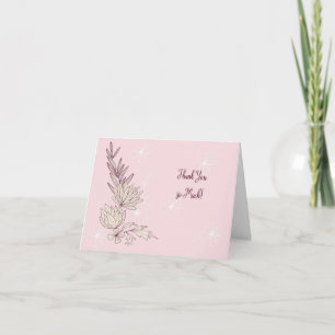 Carte de remerciements pour 16e cadeau de fête d'a