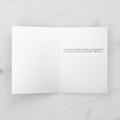 Carte de remerciements pour aidant professionnel (Intérieur)