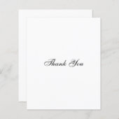 Carte de remerciements pour anniversaire (Devant / Derrière)