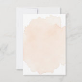 carte de remerciements pour douche nuptiale (Dos)