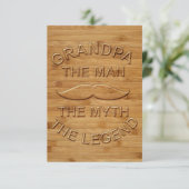 Carte De Remerciements Pour Grand-Père (Debout devant)