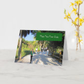 Carte de remerciements pour Guide (Fleur jaune)